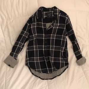 abercrombie & fitch button down flannel